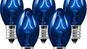 C9 INCANDESCENT BULBS - Blue
