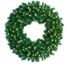 Prelit Wreaths
